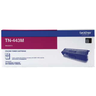 Brother TN-443 Magenta High Capacity Toner Cartridge